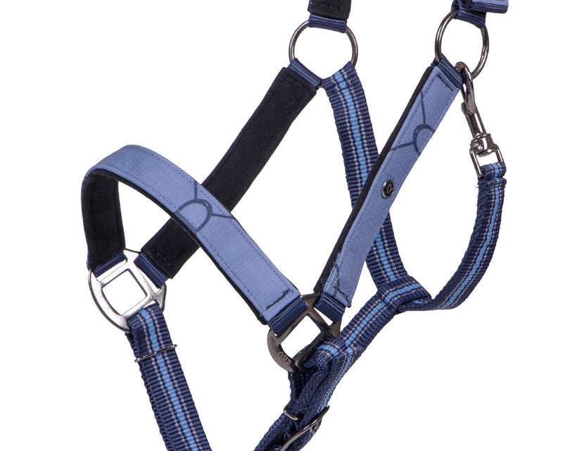 QHP Halsterset Turnout Collection, Country Blue