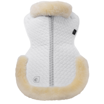 Christ Zadelonderlegger Standard+Rand, Wit/Naturel