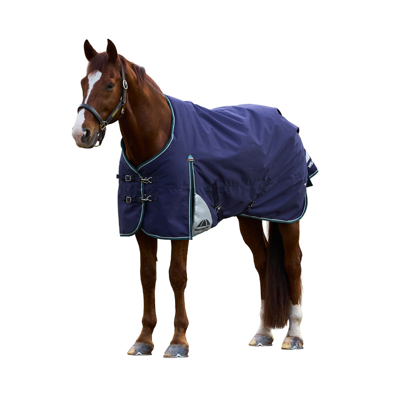 Weatherbeeta Comfitec Plus Dynamic Turnout Standard Neck 100g, Navy/Forest Green