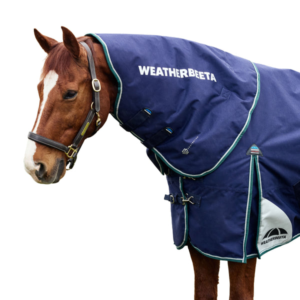 Weatherbeeta Comfitec Plus Dynamic Turnout Neck Cover 0g, Navy/Forest Green