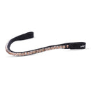 Schockemöhle Stirnband Siena, Schwarz/Seide