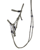 QHP Rope Halter Set Multi-functional, Olive