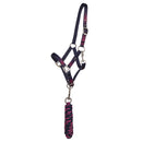 QHP Halsterset Jaily Ombre, Roze en Paars