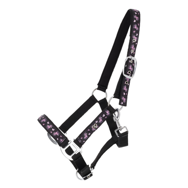 QHP Halster Lize, Zwart/Violet