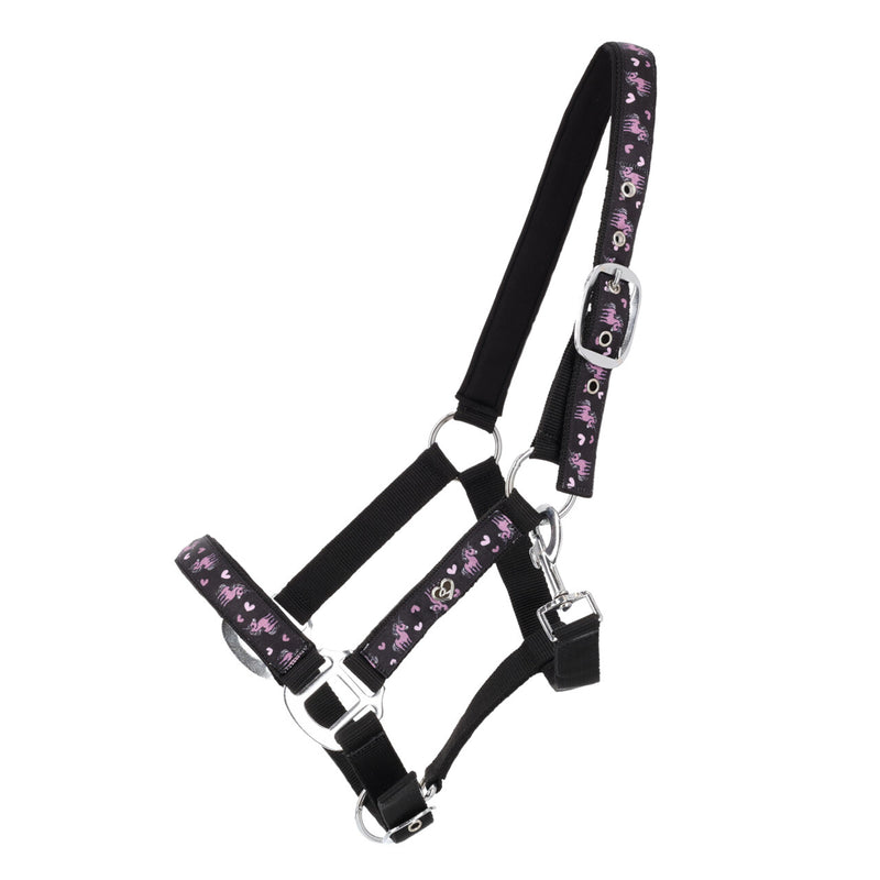 QHP Halster Lize, Zwart/Violet