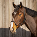 QHP Touwhalster Leer Liberta, Zwart