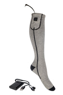 HKM Beheizte Socken Keep Warm, Grau/Schwarz