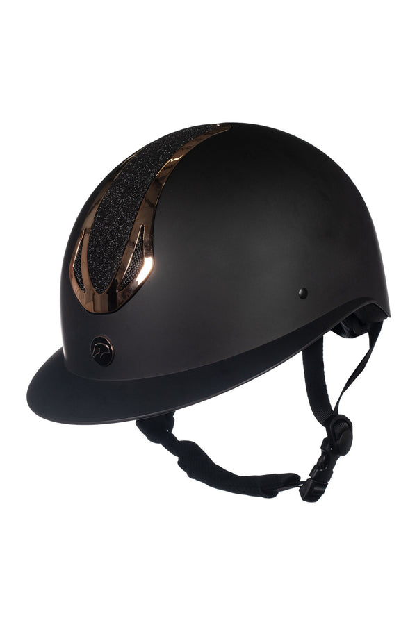 HKM Cap Illusion, Zwart/Rosegold