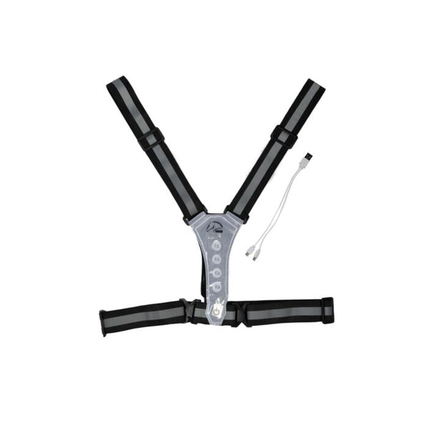 HKM Veiligheidsvest, Zwart/zilver