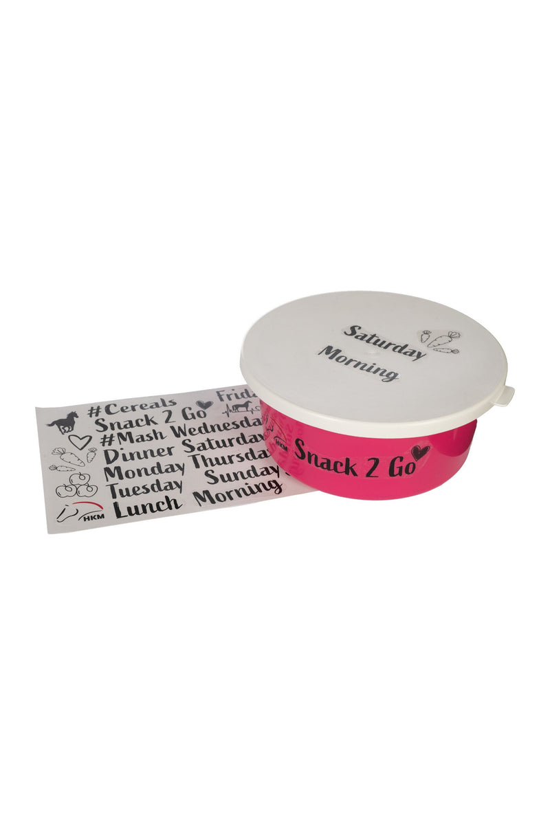 HKM Futternapf mit Deckel 5kg, Rosa