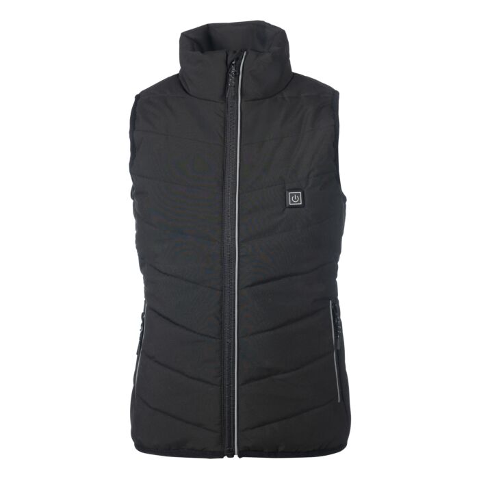 HKM Verwarmde Bodywarmer Cuddle Style Kids, Zwart
