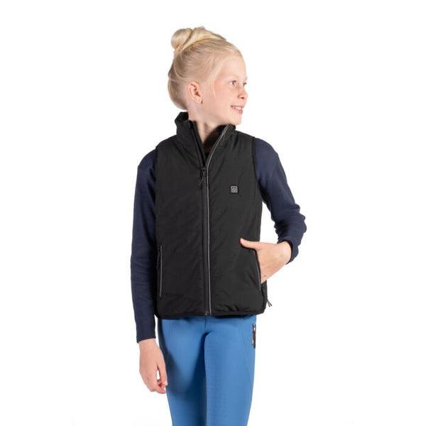 HKM Verwarmde Bodywarmer Cuddle Style Kids, Zwart