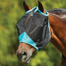 Weatherbeeta Comfitec Deluxe Mask Fine Mask, Black - Turquoise