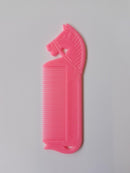Harry's Horse Mane Comb with Horse Head, pink
