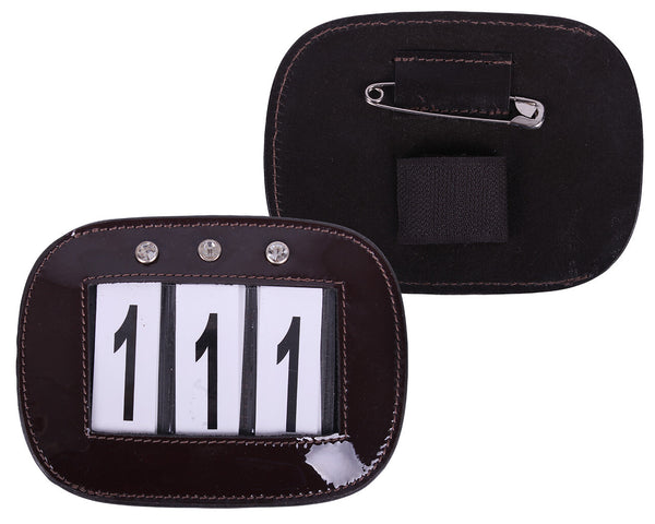 QHP Nummerhouders Lak Set van 2, Navy