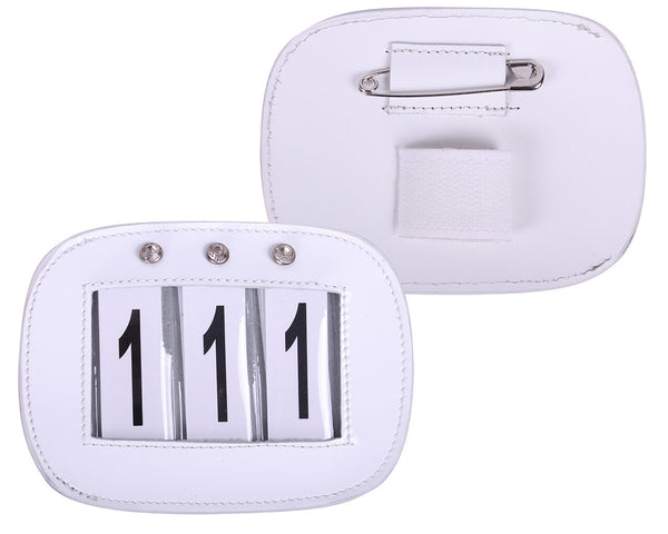 QHP Nummerhouders Set van 2, Wit