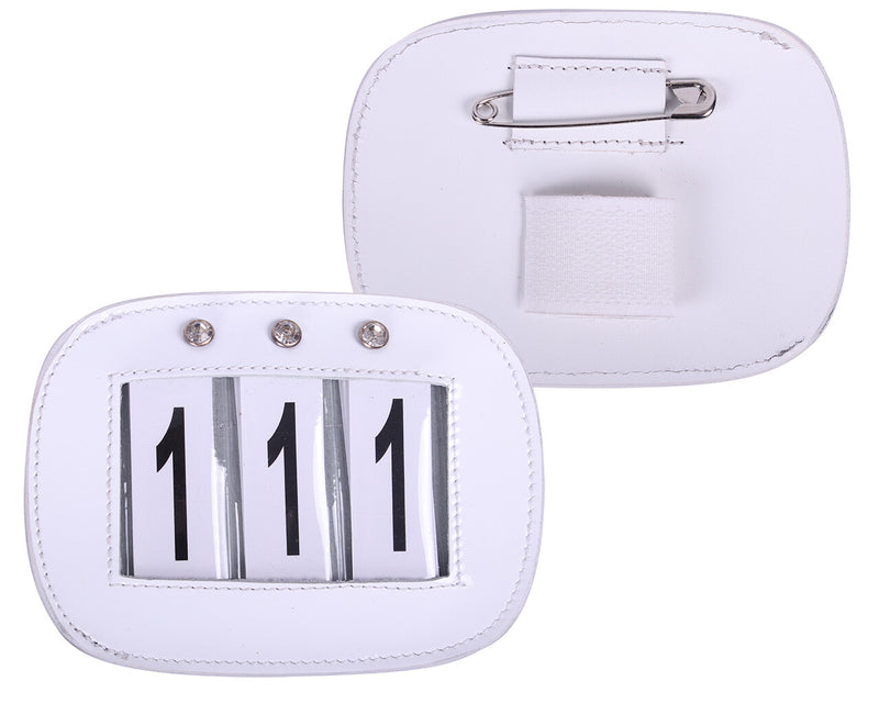 QHP Nummerhouders Set van 2, Wit