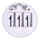 QHP Number Holders Ricky Set of 2, White