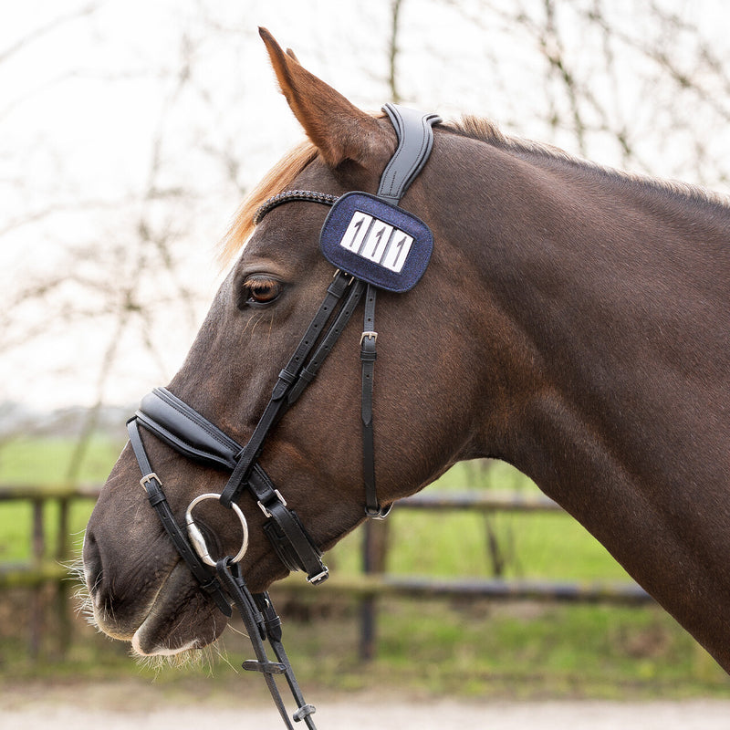 QHP Nummerhouder Shine, Navy