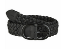 Pikeur Riem Braided 1822, Zwart/Zwart