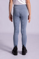 Harry's Horse Reitleggings Rookie Full Grip Kids, Stahlblau