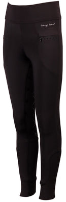Harry's Horse Equitights Riding Breeches Rookie Full Grip, Black