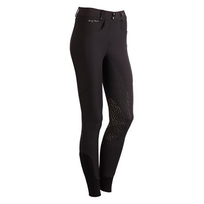 Harry's Horse Denici Cavalli Stardust Full Grip Rijbroek, Zwart