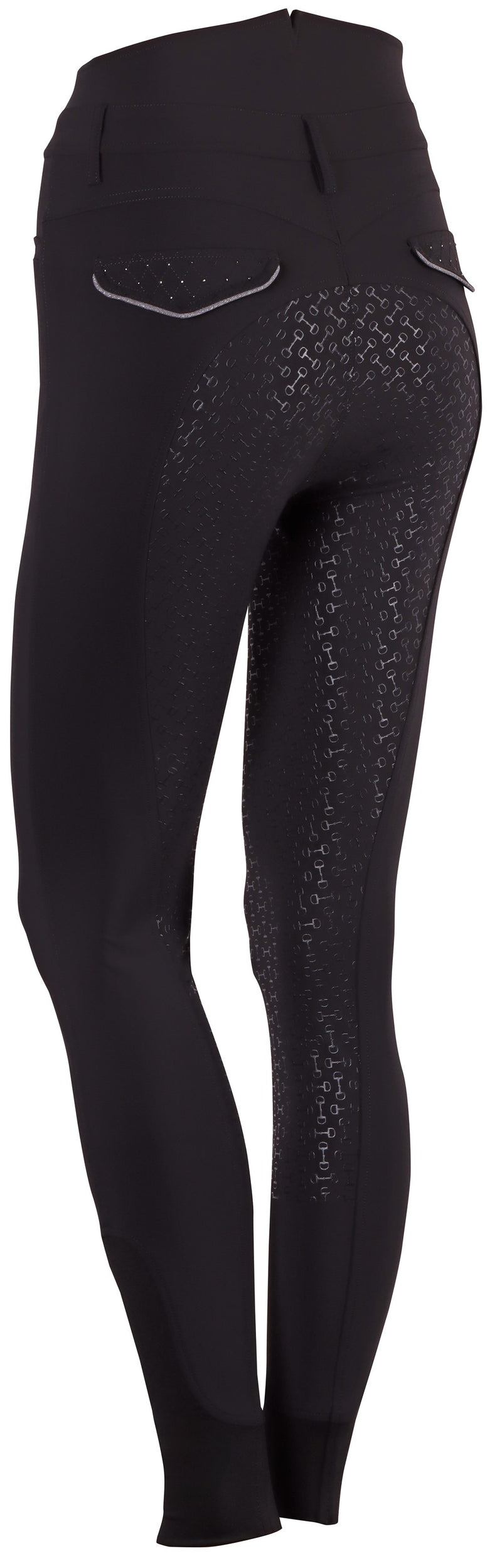 Harry's Horse Classy Roan Full Grip Rijbroek, Jet Black