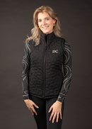 Harry's Horse Denici Cavalli Stardust Wende-Bodywarmer, Schwarz