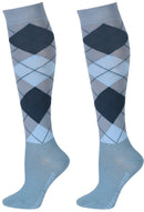 Harry's Horse Argyle Socks, light blue