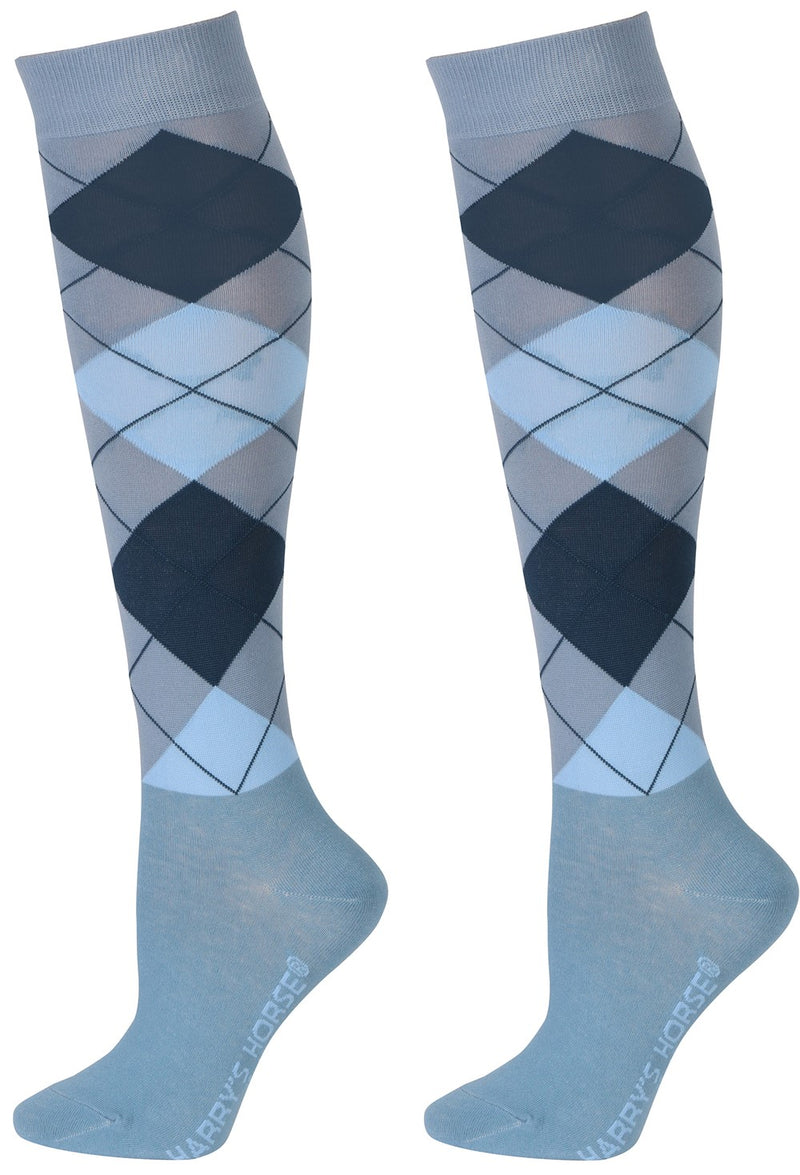 Harry's Horse Kousen Argyle, lichtblauw
