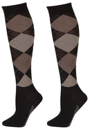 Harry's Horse Argyle Socken, schwarz