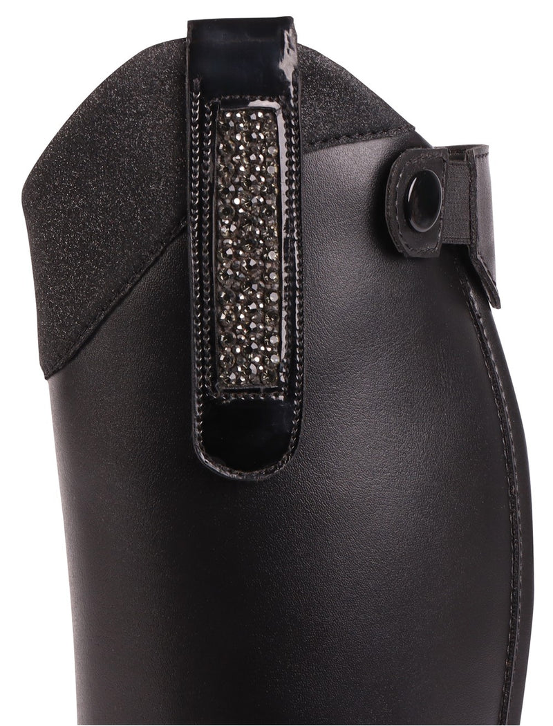 Harry's Horse Laarzenclip Crystal, Black-Gunmetal
