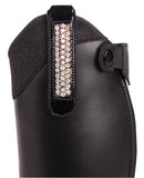 Harry's Horse Stiefelclip Crystal, Schwarz-Roségold