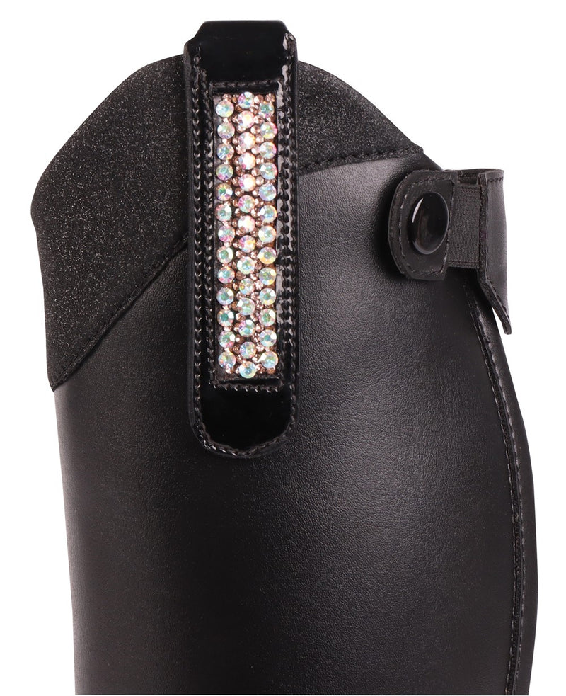 Harry's Horse Laarzenclip Crystal, Black-Rosegold