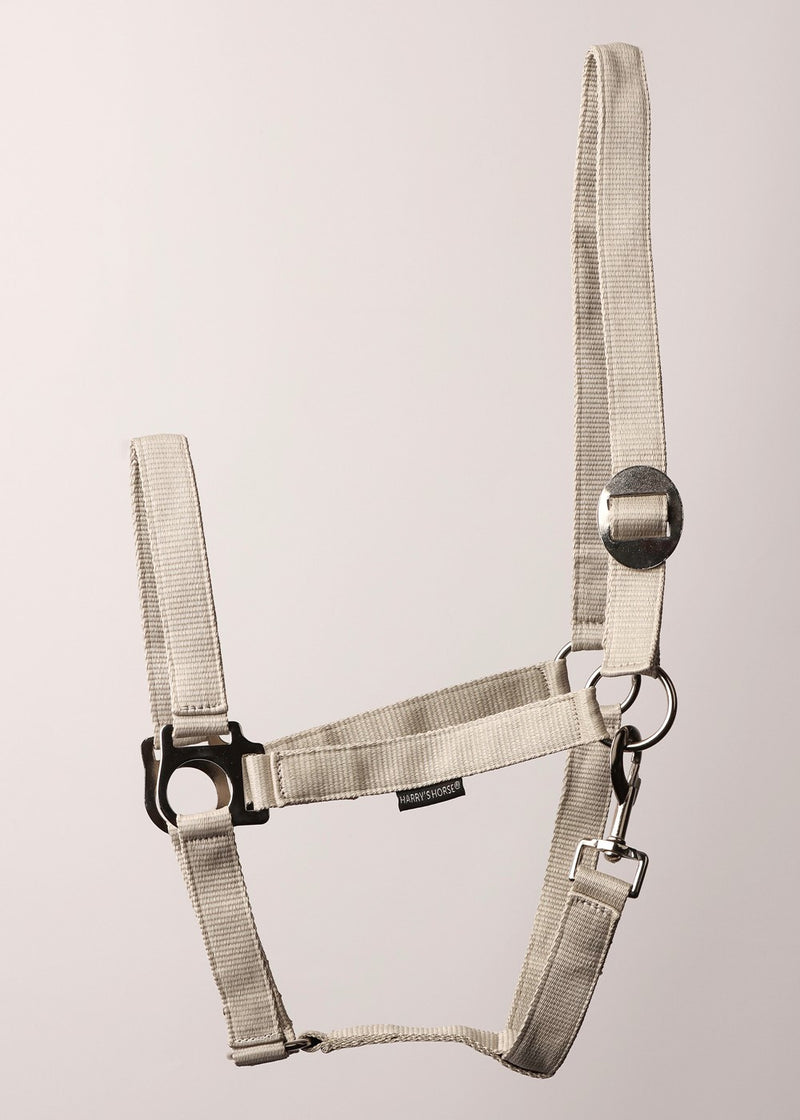 Harry's Horse Halster met schuifsluiting en muskaton, beige