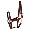 Harry's Horse Halfter mit Schiebeverschluss und Druckknopf, burgunderrot