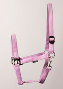 Harry's Horse Halfter mit Schiebeverschluss und Karabinerhaken, lila