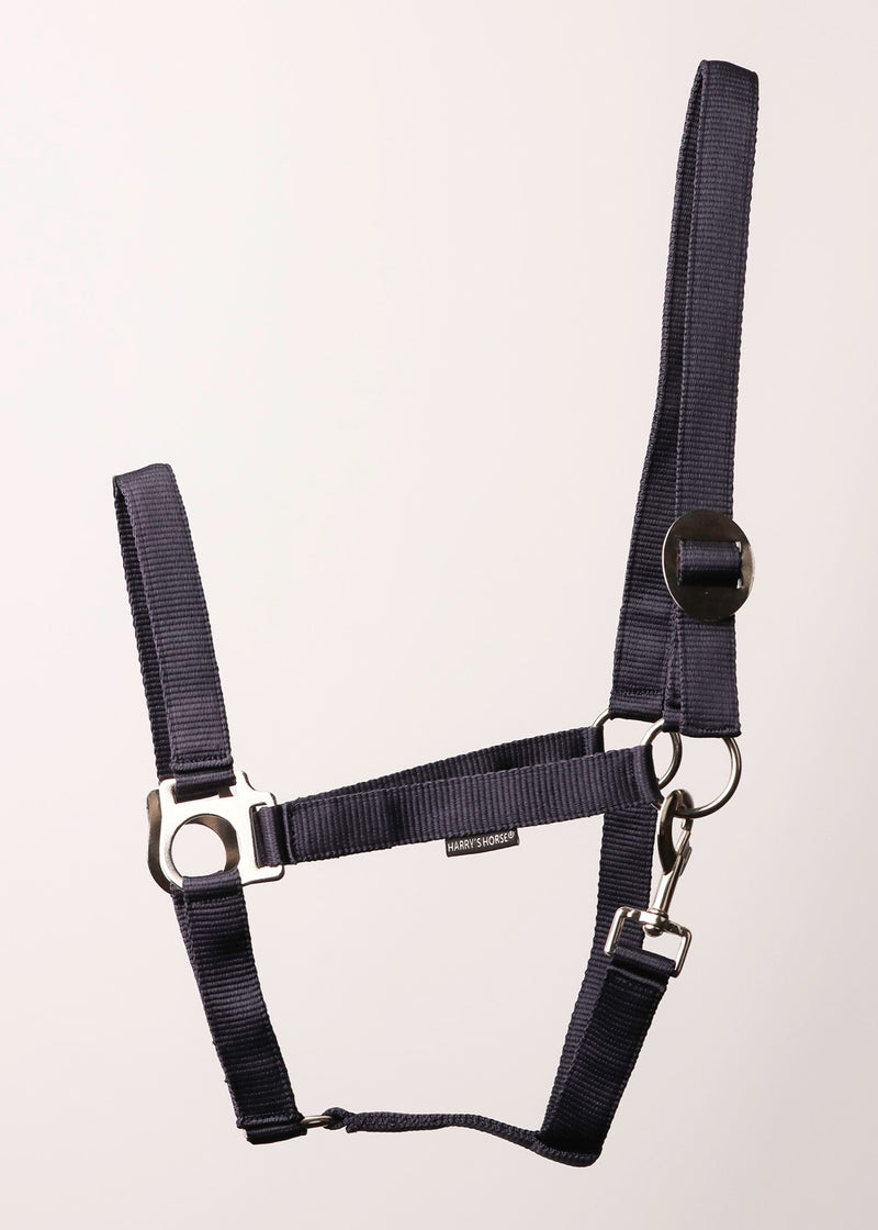 Harry's Horse Halster met schuifsluiting en muskaton, navy