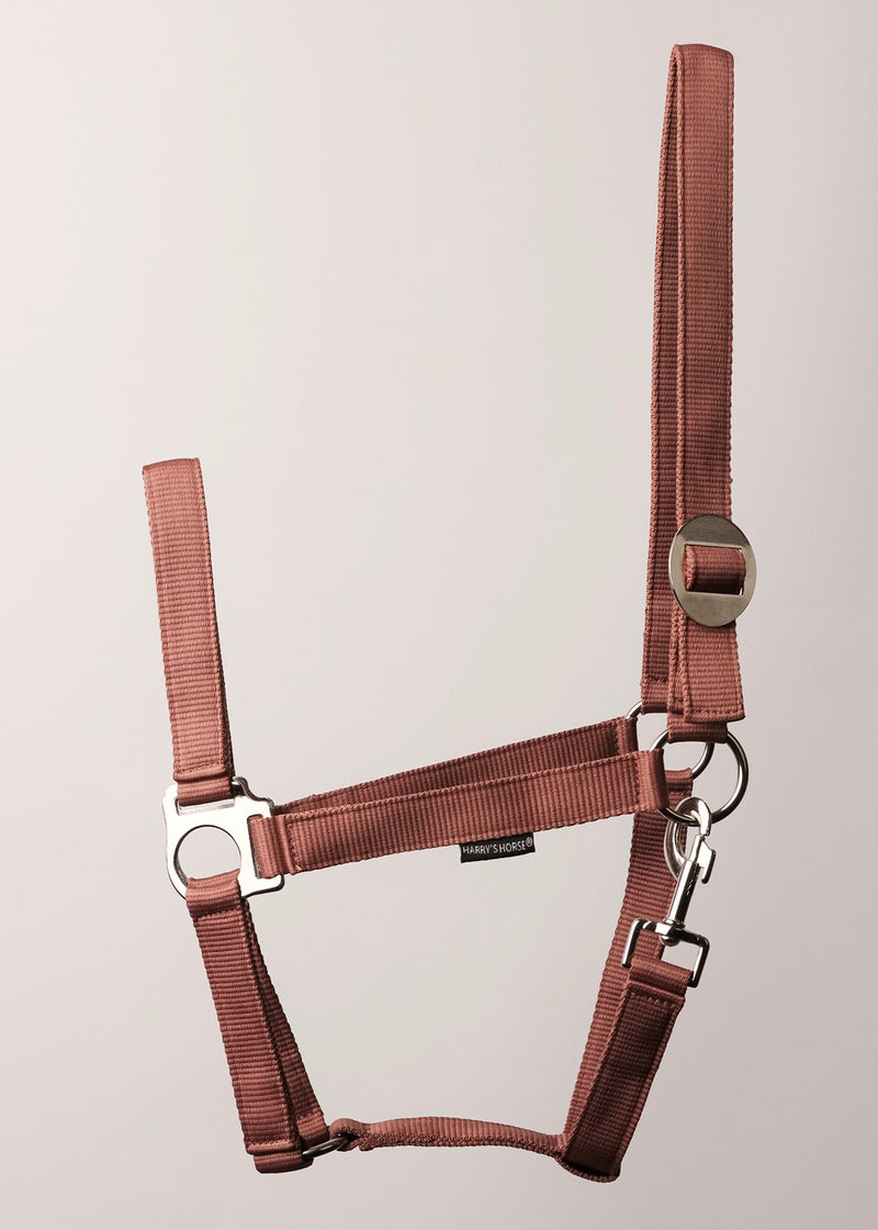 Harry's Horse Halster met schuifsluiting en muskaton, oud roze