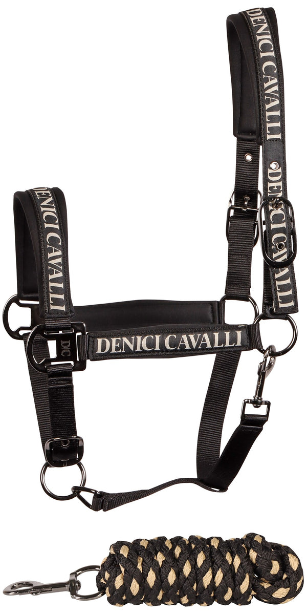 Harry's Horse Denici Cavalli Stardust Halsterset, Zwart