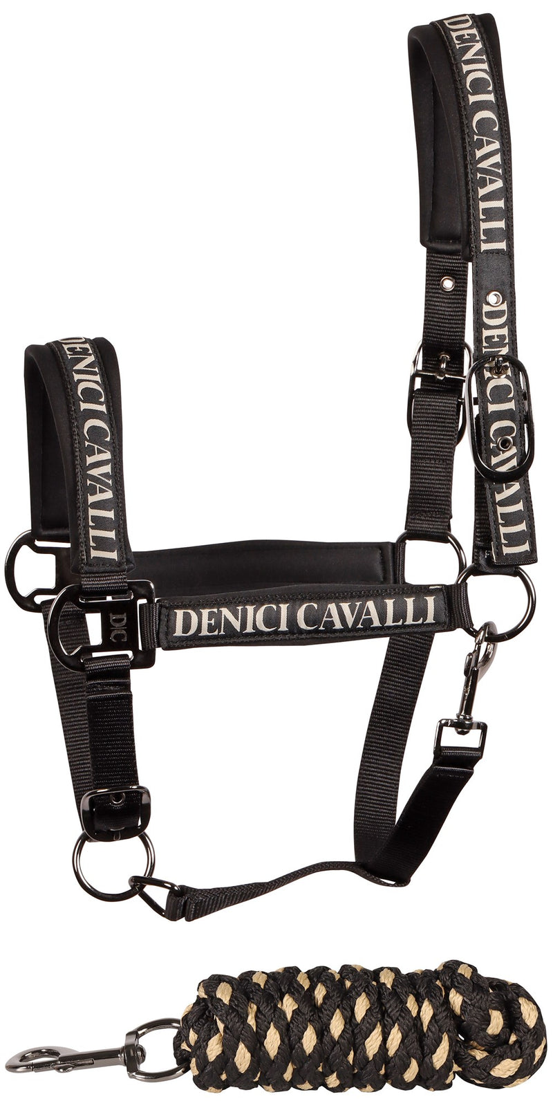 Harry's Horse Denici Cavalli Stardust Halsterset, Zwart