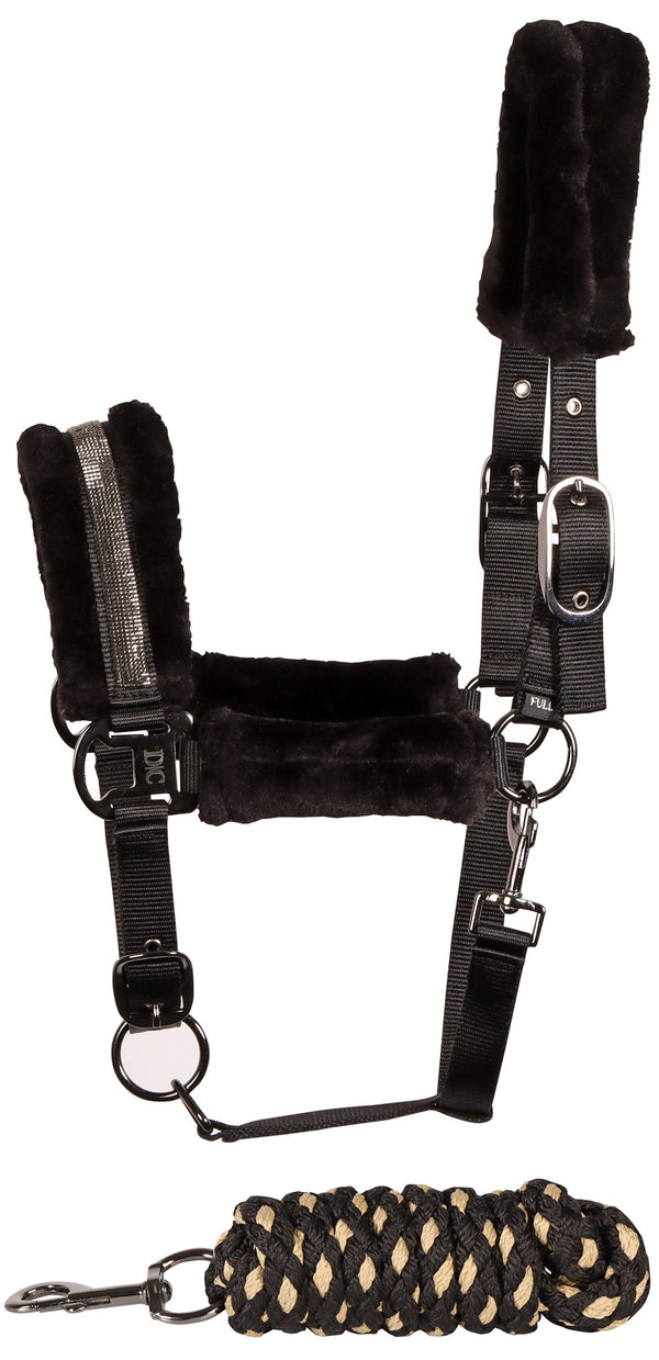 Harry's Horse Denici Cavalli Stardust Halsterset Soft, Zwart