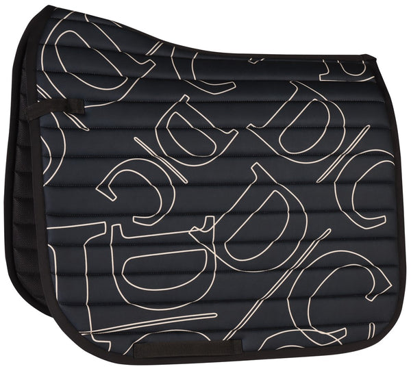 Harry's Horse Denici Cavalli Stardust Zadeldek Design, Zwart