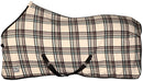 Harry's Horse Fleecedecke mit Karomuster, Creme