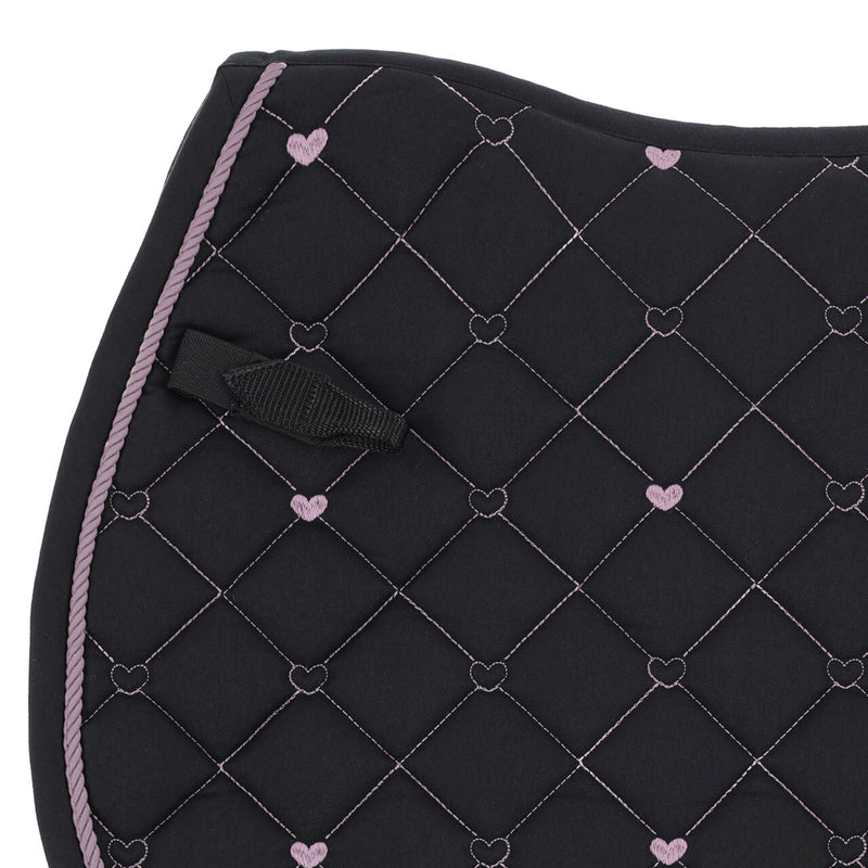 QHP Zadeldek Lize, Zwart/Violet
