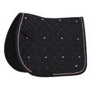 QHP Saddle Pad Lize, Black/Violet