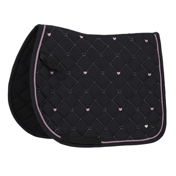 QHP Zadeldek Lize, Zwart/Violet