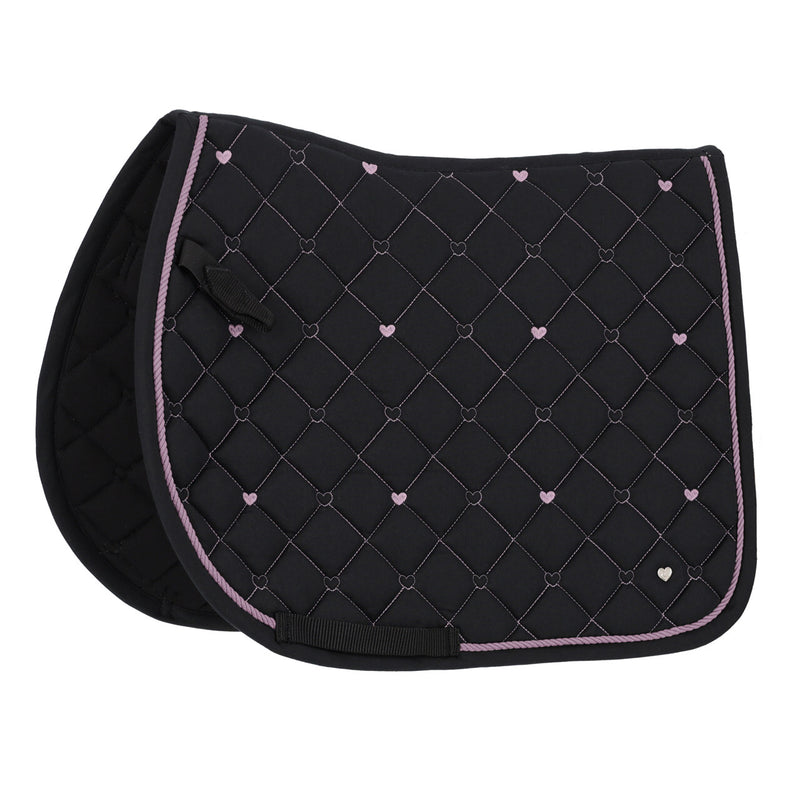 QHP Zadeldek Lize, Zwart/Violet