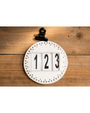 HB Showtime Contest Numbers Hot Fix, White